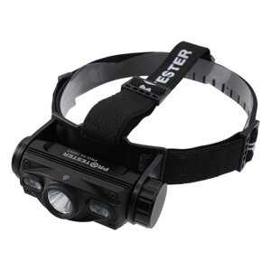 Ліхтарик налобний світлодіодний (LED) з 6-ти рівневим регулюванням PRO-HL1000S PROTESTER