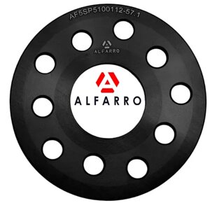 Колісна проставка 5 мм. 5x112 DIA 57,1/57,1 мм., Сквозна, Кована — БЕЗ буртика ЦО; Audi, Chevrolet, Seat, Skoda,