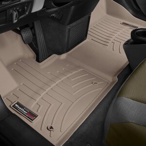 Килимки в салон Bmw i3 2013 - з 2013 - бежеві WeatherTech - передній ряд