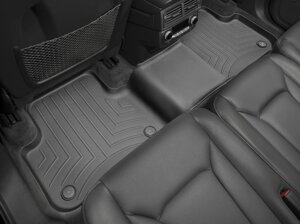 Килимки в салон Audi Q7 II (4MB) 2015 - / Audi Q8 2018 - з 2015 - чорні WeatherTech - другий ряд