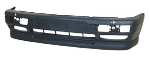 Бампер передній для Vw Vento 1992 - 1998, тип Vento, спойлер, чорний під почерво, цільнолитої {% otobennosti-bp% } ( FPS