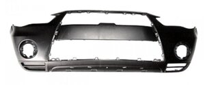 Бампер передній для Mitsubishi Outlander II (XL) (рестайлінг) 2010 - 2012, з відп. п/тум.