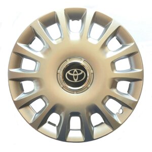 Ковпаки R15 Toyota срібло - (SJS 307) - комплект ( 4 шт. )