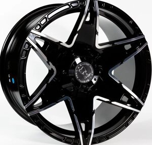Литі диски GT 6090 9x17 6x139,7 ET-12 dia110,5 (BM) ( кт ) — Оплата Частинами