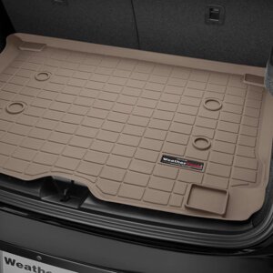 Килимки в багажник Bmw i3 2013 - з 2013 - бежевий, Tri-Extruded WeatherTech - штука