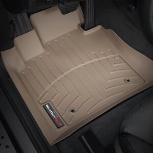 Килимки в салон Bmw X5 (E70) 2006 - 2013 / X6 (E71, E72) 2007 - 2014 з 2006 - 2013, бежеві WeatherTech - передній ряд