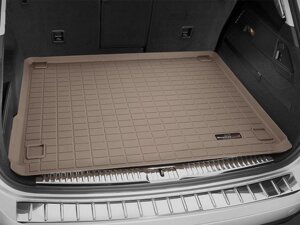 Килимки в багажник Vw Touareg II 2010 - 2018 з 2010 - бежевий, Tri-Extruded WeatherTech - штука