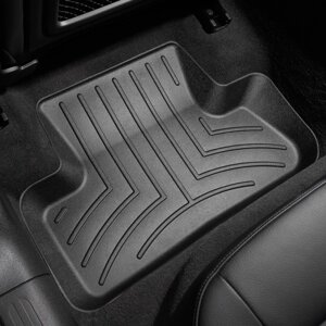 Килимки в салон Audi Q5 I (8RB) 2009 - 2017 з 2008 - чорні WeatherTech - другий ряд