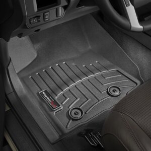 Килимки в салон Toyota Tacoma III (рестайлінг) (автоматична коробка) 2018 - з 2015 - чорні WeatherTech - передній
