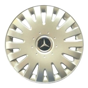 Ковпаки R14 Mercedes-Benz срібло - (SJS 211) - комплект ( 4 шт. )