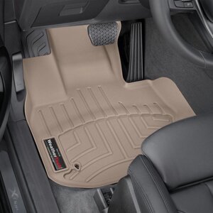 Килимки в салон Bmw X3 (G01) 2017 - / X4 (G02) 2018 - з 2017 - бежеві WeatherTech - передній ряд