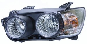 Фара ліва Chevrolet Aveo (T300) 2011 - електро., Хром окуляри, (Depo fp563)