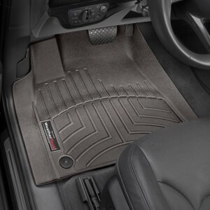 Килимки в салон Audi Q7 (4mb), Bentayga з 2015 - какао WeatherTech - передній ряд