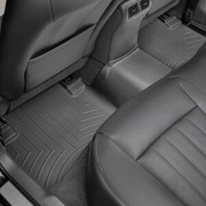 Килимки в салон Infiniti QX50 I (II рестайлінг) 2014 року - 2018 з 2013 - чорні WeatherTech - другий ряд