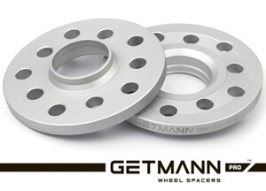 Колісна проставка 12 мм. 5х100/5x112 DIA 57,1/57,1 мм., Сквозна, Лита — Audi, Seat, Skoda, Volkswagen – під рідні