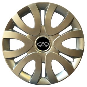 Ковпаки R15 Chery срібло - (SJS 330) - комплект ( 4 шт. )