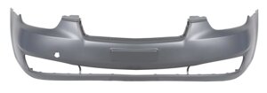 Бампер передній для Hyundai Accent III ( седан ) 2006 - 2011, без решітки, чорний під почервону {% osobennosti-bp% } ( FPS