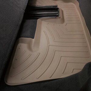 Килимки в салон Audi Q7 I (4L) 2006 - 2015 з 2006 - 2015 року, бежеві WeatherTech - третій ряд