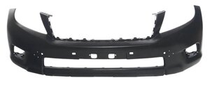 Бампер передній для Toyota Land Cruiser Prado 150 (J15, дорестайл ) 2009 - 2013, без відп. під омивач, c відп. під