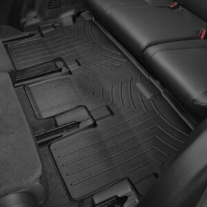 Килимки в салон Toyota Highlander III ( 2-й ряд диван ) 2013 - з 2013 - чорні WeatherTech - третій ряд