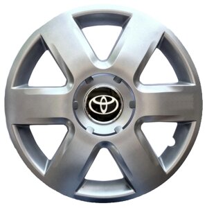 Ковпаки R15 Toyota срібло - (SJS 337) - комплект ( 4 шт. )