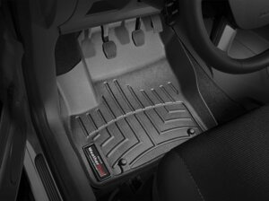 Килимки в салон Ford Kuga I 2008 - 2012 з 2008 - чорні WeatherTech - передній ряд