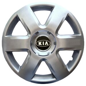 Ковпаки R15 Kia срібло - (SJS 337) - комплект ( 4 шт. )