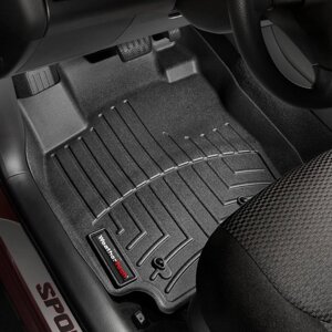 Килимки в салон Toyota RAV4 III ( кристайл ) 2005 - 2012 з 2005 - чорні WeatherTech - передній ряд