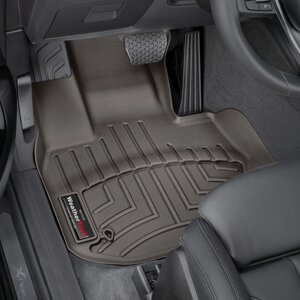 Килимки в салон Bmw X3 (G01) 2017 - / X4 (G02) 2018 - з 2017 - какао WeatherTech - передній ряд
