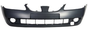 Передній бампер для Nissan Almera II (N16) (рестайлінг) 2002 - 2006, ґрунтований{%osobennosti-bp%} (FPS Тайвань) OE