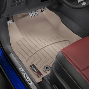 Килимки в салон Lexus NX 2014 - з 2014 - бежеві WeatherTech - передній ряд