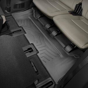 Килимки в салон Hyundai Santa Fe Grand III (7 місць) 2013 - з 2013 - чорні WeatherTech - третій ряд