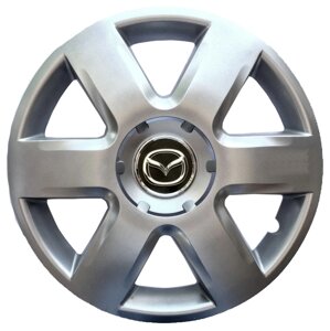Ковпаки R15 Mazda срібло - (SJS 337) - комплект ( 4 шт. )