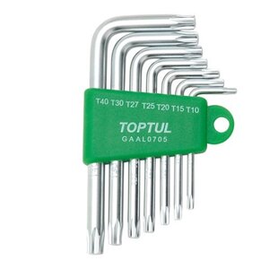 Набір ключів TORX Р-обр. TOPTUL T10-T40 7ед. GAAL0705