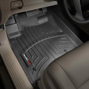 Килимки в салон Honda Pilot II 2009 - 2015 з 2008 - чорні WeatherTech - передній ряд