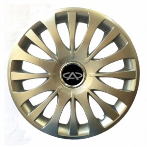 Ковпаки R15 Chery срібло - (SJS 329) - комплект ( 4 шт. )