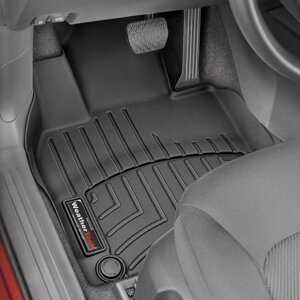 Килимки в салон Mazda CX-5 II 2017 - з 2016 - чорні WeatherTech - передній ряд