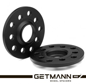 Колісна проставка 12 мм. 5x100 DIA 57,1/57,1 мм., Сквозна, Кована — Audi, Seat, Skoda, Volkswagen – під рідні диски