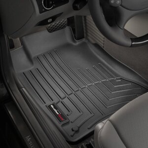 Mercedes -benz e -class Salon Rugs (W211) (All -wight Drive) 2002 - 2009 З 2003 - 2009 рр., Black Weathertech - Front