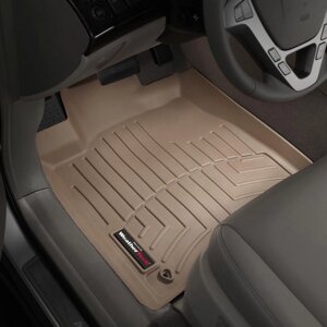 Килимки в салон Bmw X5 (F15, F85) 2013 - / X6 (F16, F86) 2014 - з 2012 - какао WeatherTech - передній ряд
