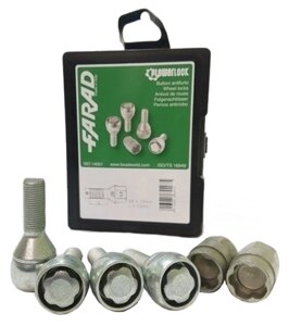 Таємні болти M14x1,25x28; Конус, Farad Flowerlock SK281 - Набір (два клавіші), STSR. З кільцем