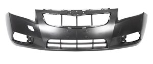 Передній бампер для Chevrolet Cruze (J300) (дорестайл) 2009 - 2012, чорний під фарбування{%osobennosti-bp%} (FPS Китай) OE