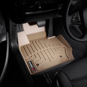 Килимки в салон Bmw X3 II (F25) 2010 - 2017 / X4 (X26) 2015 - 2018 з 2010 - бежеві WeatherTech - передній ряд