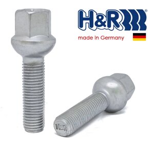 Гайки колісні M12x1,5 – 40 мм.; Сфера Цинк, ключ 17 (H&R bk264) (Mercedes-Benz A, C, CLC, CLK, E, SL, SLK, Vaneo, 190,