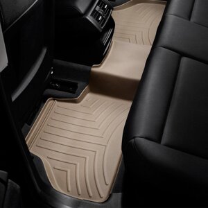 Килимки в салон Bmw X3 II (F25) 2010 - 2017 / X4 (X26) 2015 - 2018 з 2010 - бежеві WeatherTech - другий ряд