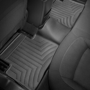 Килимки в салон Nissan X-Trail III (T32) / Rogue II 2013 - з 2013 - чорні WeatherTech - другий ряд