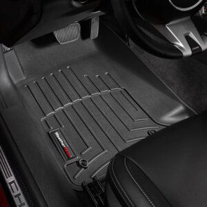 Килимки в салон Chevrolet Camaro V 2010 - 2015 з 2009 - 2015, чорні WeatherTech - передній ряд
