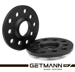 Колісна проставка 10 мм. 5x100 DIA 57,1/57,1 мм., Сквозна, Кована — Audi, Seat, Skoda, Volkswagen – під рідні диски