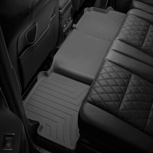 Килимки в салон Toyota Land Cruiser 100 / Lexus LX 470 1998 - 2007 з 1998 - 2007, сірі WeatherTech - другий ряд