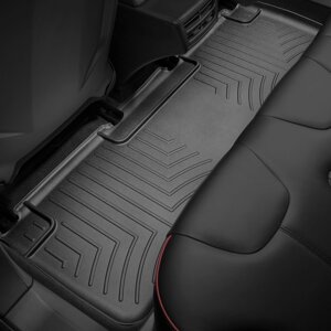 Килимки в салон Tesla Model S 2012 - з 2012 - чорні WeatherTech - другий ряд